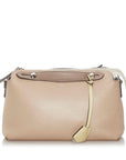 FNDI By The Way Leather Satchel (SHG-27995)