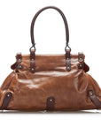 FNDI Calf Leather Handbag (SHG-0I003W)