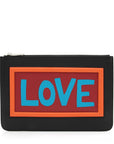 FNDI Calfskin Love Vocabulary Pouch (SHF-23921)