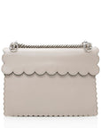 FNDI Calfskin Studded Kan I Medium Shoulder Bag (SHF-19206)