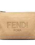 FNDI Canvas Roma Clutch (SHG-oJP68f)