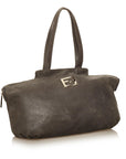 FNDI Chains Leather Tote Bag (SHG-29529)
