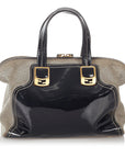 FNDI Chameleon Patent Leather Satchel (SHG-26854)