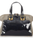 FNDI Chameleon Patent Leather Satchel (SHG-26854)