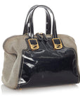 FNDI Chameleon Patent Leather Satchel (SHG-26854)