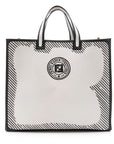 FNDI Coated Canvas Vetrifi Shopping Small Tote (SHF-15005)