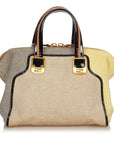 FNDI Colorblock Canvas Chameleon Handbag (SHG-24876)