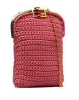 FNDI Crochet Baguette Phone Bag (SHG-8FMN6T)