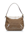 FNDI Crystal Zucchino Flap Baguette (SHG-MKFmEx)