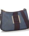 FNDI Denim Crossbody Bag (SHG-31900)