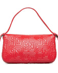 FNDI Embossed Leather Mamma Baguette (SHG-MZAgAO)
