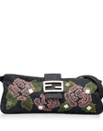 FNDI Embroidered Denim Baguette (SHG-5ryBUo)