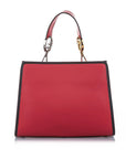 FNDI Embroidered Runaway Leather Satchel (SHG-22712)