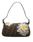 FNDI Embroidered Zucca Baguette (SHG-Kz6aJK)