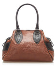 FNDI Etniko Leather Handbag (SHG-22353)
