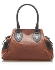 FNDI Etniko Leather Handbag (SHG-22353)