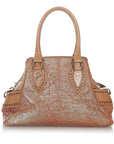FNDI Etniko Leather Handbag (SHG-26889)