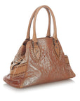 FNDI Etniko Leather Handbag (SHG-26889)
