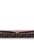 FNDI F is FNDI Zucca Leather Wallet on Chain (SHG-29267)