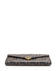 FNDI FF Embossed 1974 Continental Envelope Wallet on Chain (SHF-Vm6c4g)