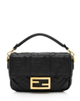 FNDI FF Embossed 1974 Mini Baguette Shoulder Bag (SHF-st6LPG)