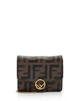FNDI FF Embossed 1974 Mini Crossbody Bag (SHF-NZatLn)