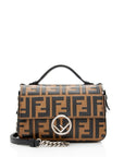 FNDI FF Embossed Calfskin Double Micro Baguette Bag (SHF-yQ8d8d)