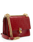 FNDI FF Embossed Calfskin Kan I Small Shoulder Bag (SHF-flp0Jj)