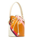 FNDI FF Embossed Striped Mini Mon Tresor Bucket Bag (SHG-JrQugA)