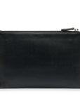FNDI FF Leather Zip Clutch (SHG-Pnk2mm)