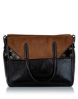FNDI FNDI Flip Leather Satchel (SHG-24693)