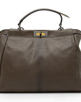 FNDI Goatskin Peekaboo Large Satchel - FINAL SALE (SHF-EF9skv)