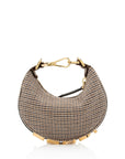 FNDI Houndstooth Wool FNDIgraphy Nano Hobo (SHF-N6cAIe)