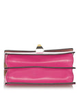 FNDI Kan I Leather Crossbody Bag (SHG-28827)