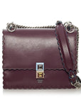 FNDI Kan I Leather Crossbody Bag (SHG-28883)
