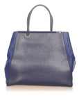 FNDI Large 2Jours Leather Tote Bag (SHG-37352)