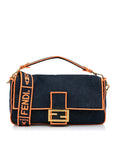 FNDI Large Denim Baguette Bag (SHG-zrIjdA)