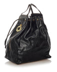 FNDI Leather Bucket Bag (SHG-27821)