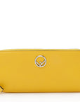 FNDI Leather F is FNDI Zip Around Wallet (SHF-22897)