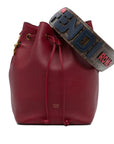 FNDI Leather Mon Tresor Bucket Bag (SHG-8qKIzU)