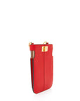 FNDI Leather Peek A Phone Pouch Crossbody (SHF-aRr6gZ)