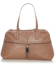 FNDI Leather Shoulder Bag (SHG-31789)