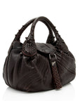 FNDI Leather Spy Baby Satchel (SHF-gPwLc8)