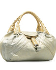 FNDI Leather Spy Handbag (SHG-D0XvGn)