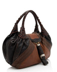 FNDI Leather Spy Satchel (SHF-23172)
