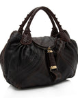 FNDI Leather Spy Satchel (SHF-1314Gg)