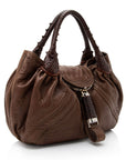 FNDI Leather Spy Satchel (SHF-VaTgXY)