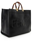 FNDI Leather Sunshine Large Shopper Tote (SHF-22666)