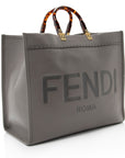 FNDI Leather Sunshine Large Shopper Tote (SHF-V85fxB)