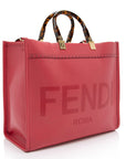 FNDI Leather Sunshine Medium Shopper Tote (SHF-YOn37K)